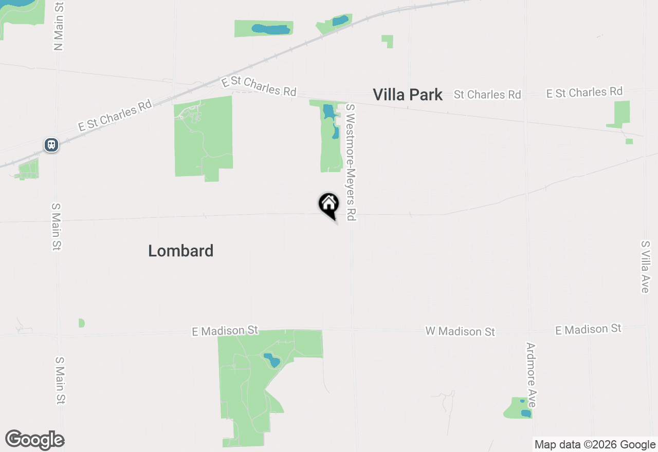 Map of 836 E Division Street, Lombard, IL 60148