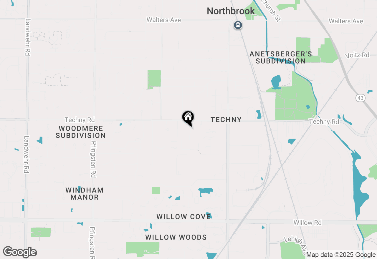 Map of 2038 Butternut Lane, Northbrook, IL 60062