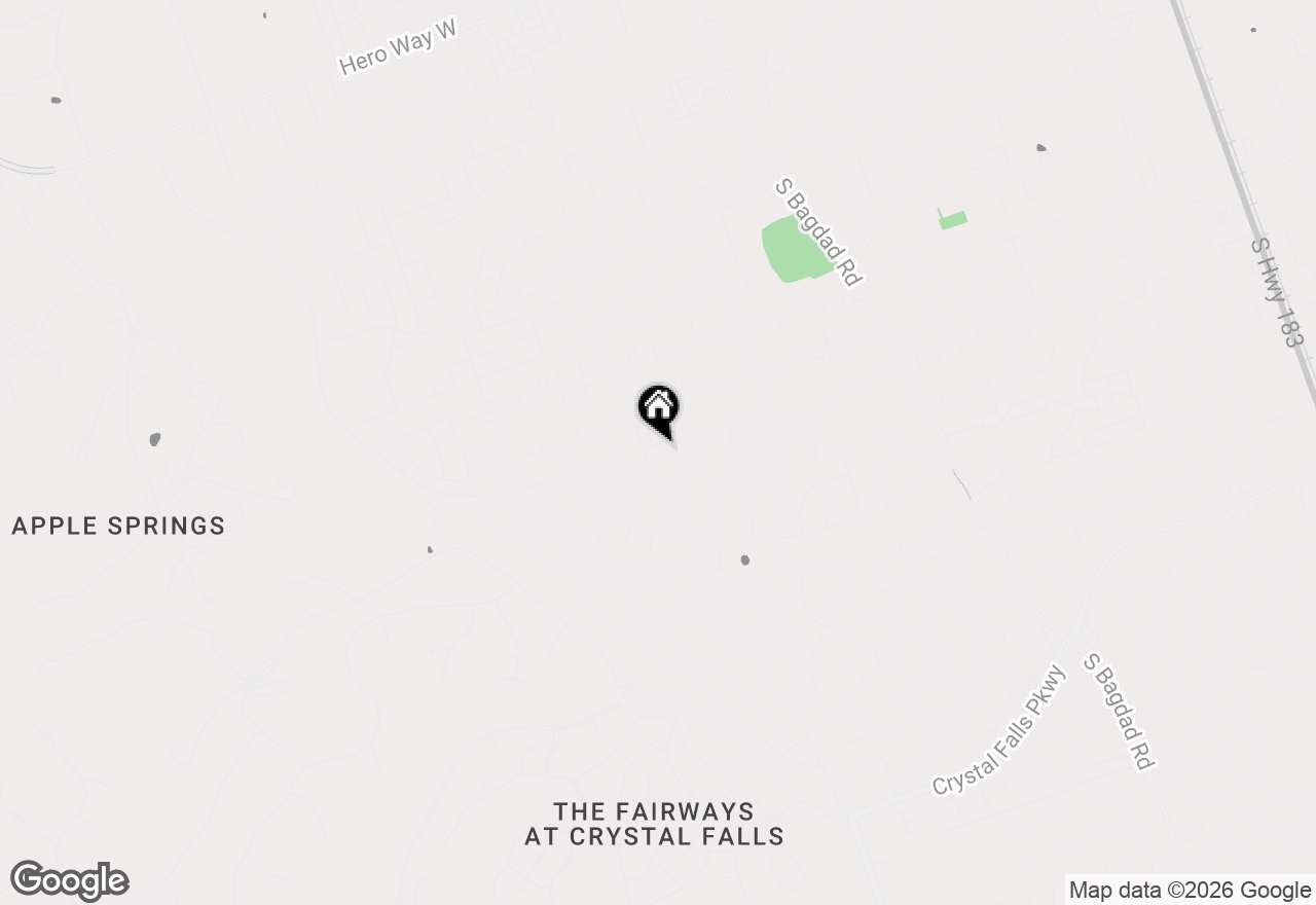 Map of 1621 Stinnett Dr, Leander, TX 78641