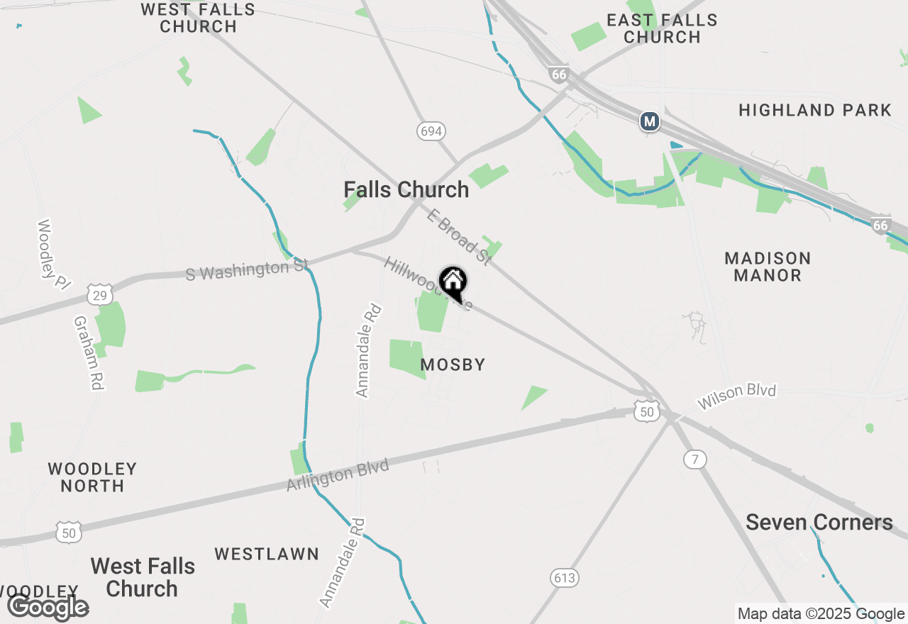 Map of 6569 Flagmaker Court, Falls Church, VA 22042