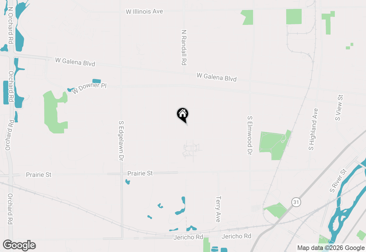 Map of 207 S Randall Road, Aurora, IL 60506