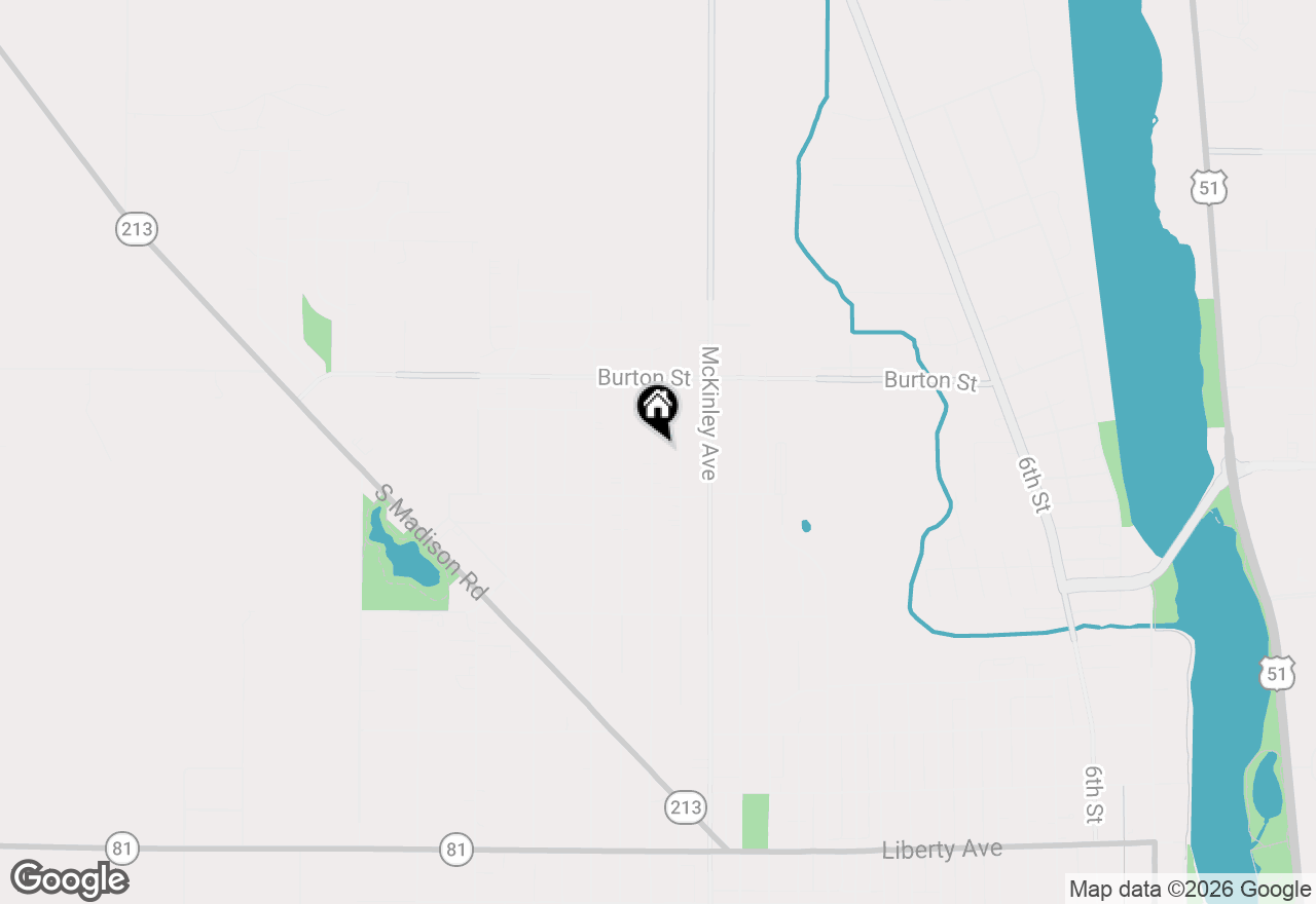 Map of 1747 Cleveland Street, Beloit, WI 53511