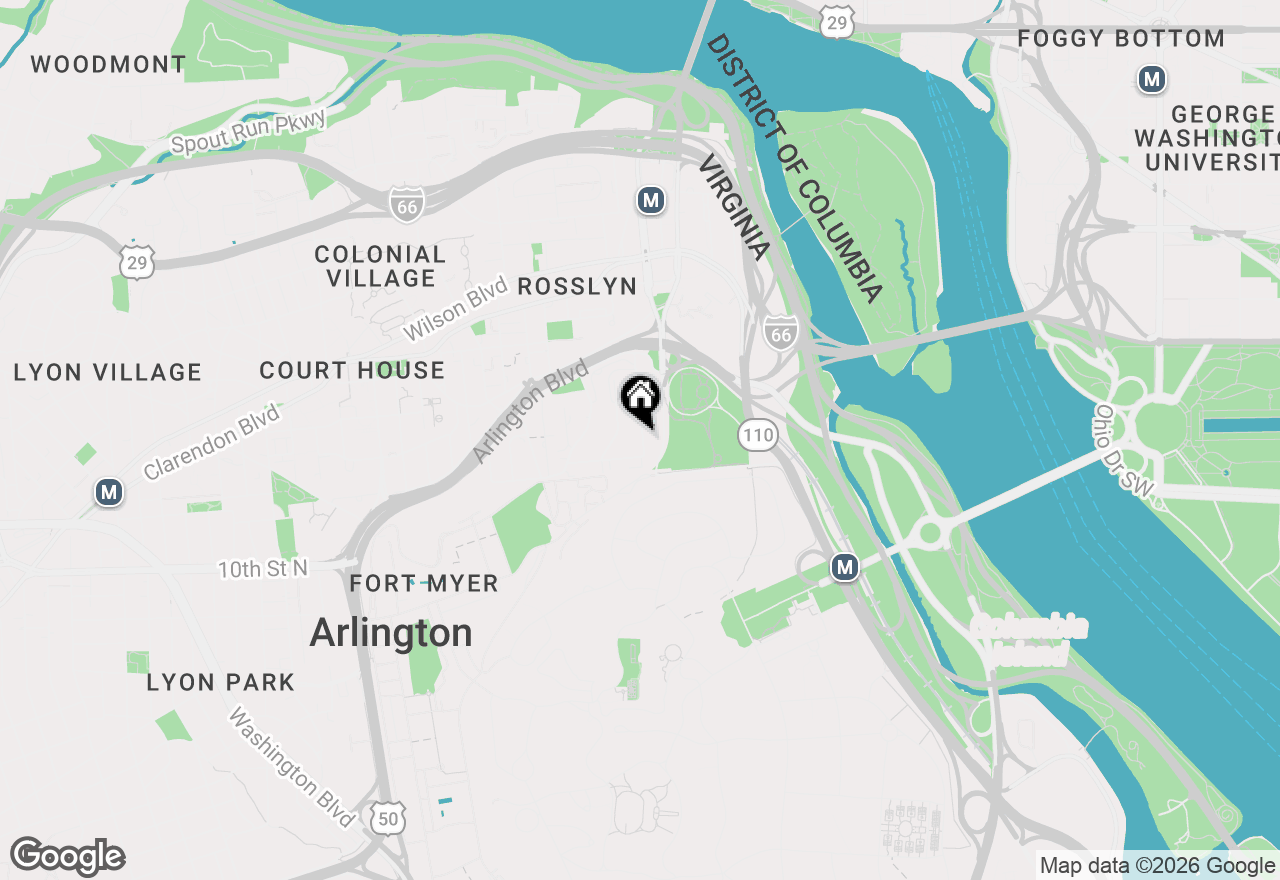 Map of 1200 N Nash Street #531, Arlington, VA 22209