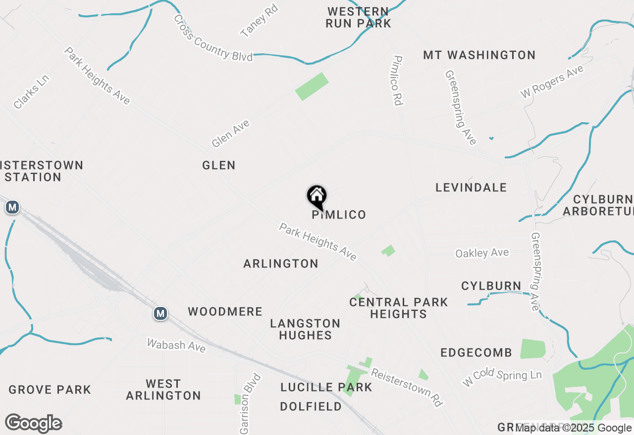 Map of 5309 Ethelbert Avenue, Baltimore, MD 21215