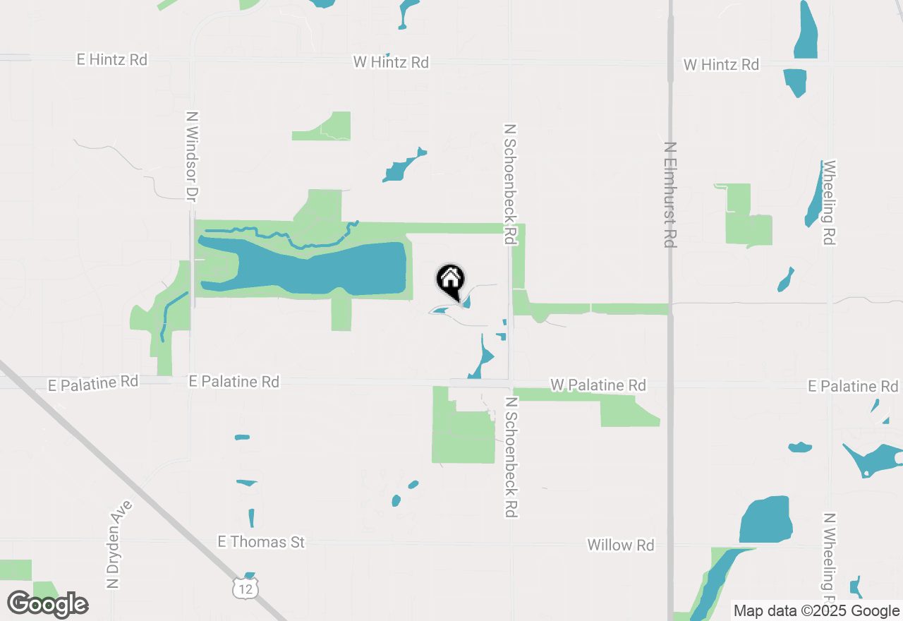 Map of 2060 N Charter Point Drive, Arlington Heights, IL 60004