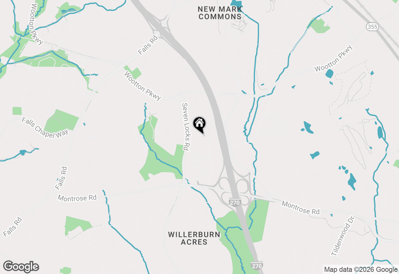 Map of 1141 Fortune Terrace #505, Potomac, MD 20854