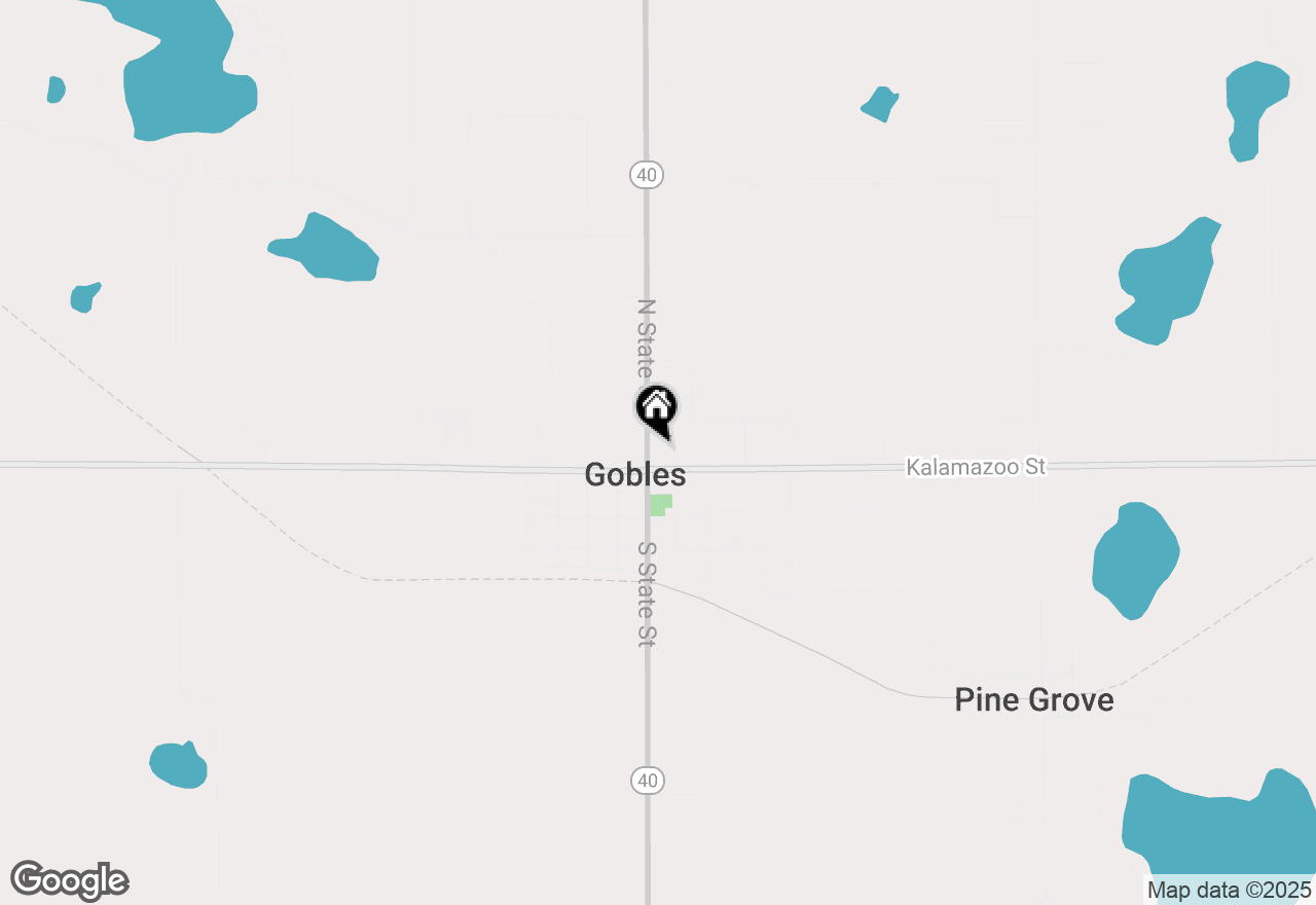 Map of 108 N State Street, Gobles, MI 49055