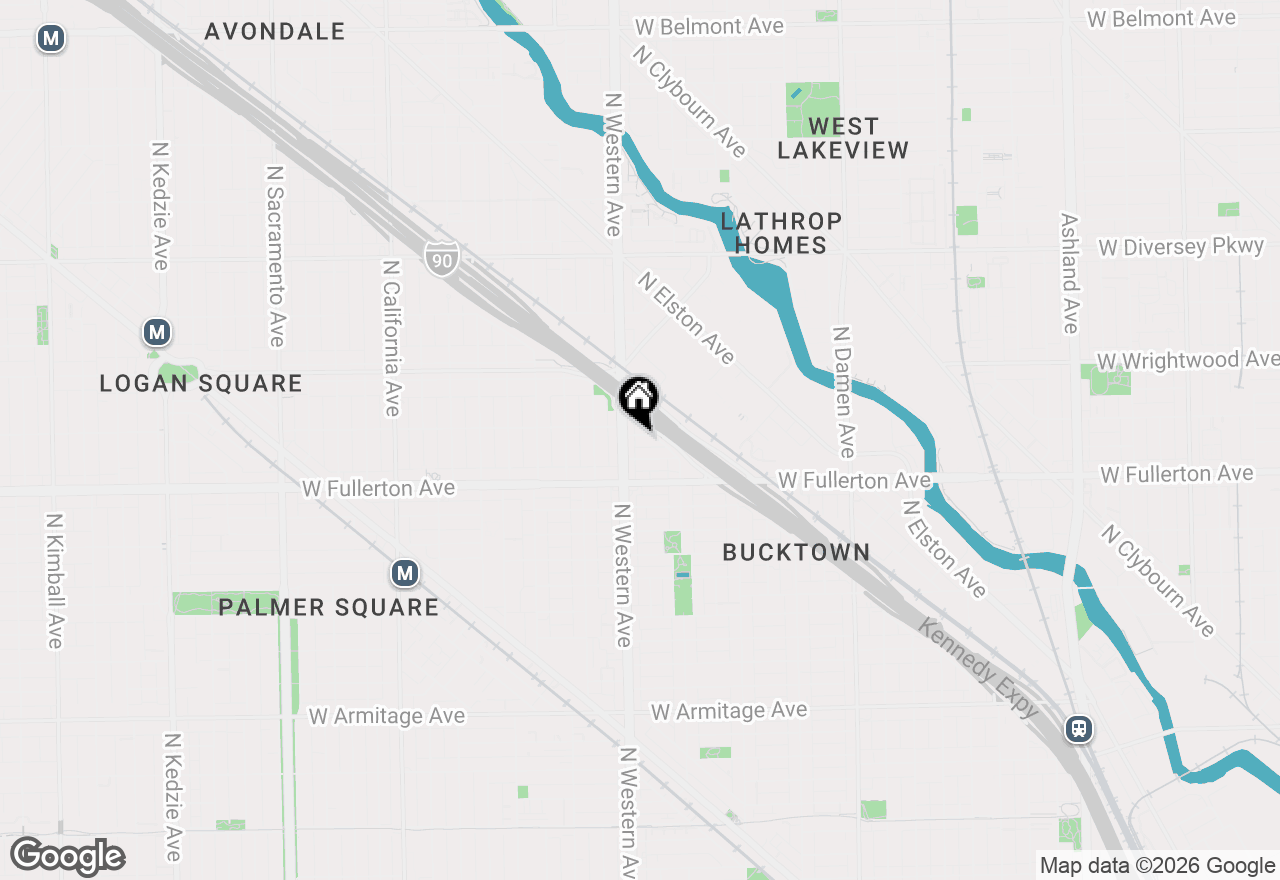 Map of 2347 W Altgeld Street, Chicago, IL 60647