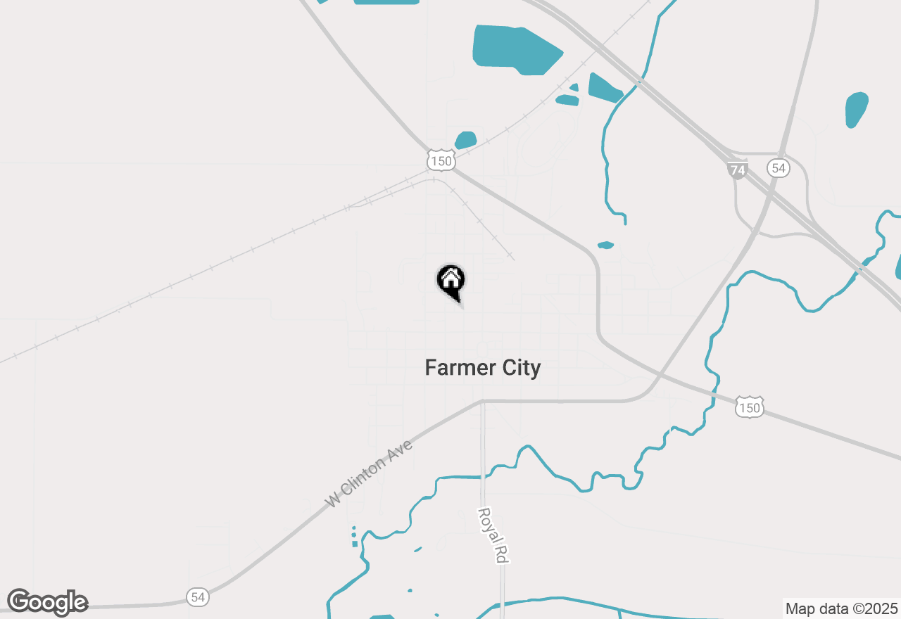 Map of 312 N Plum Street, Farmer City, IL 61842