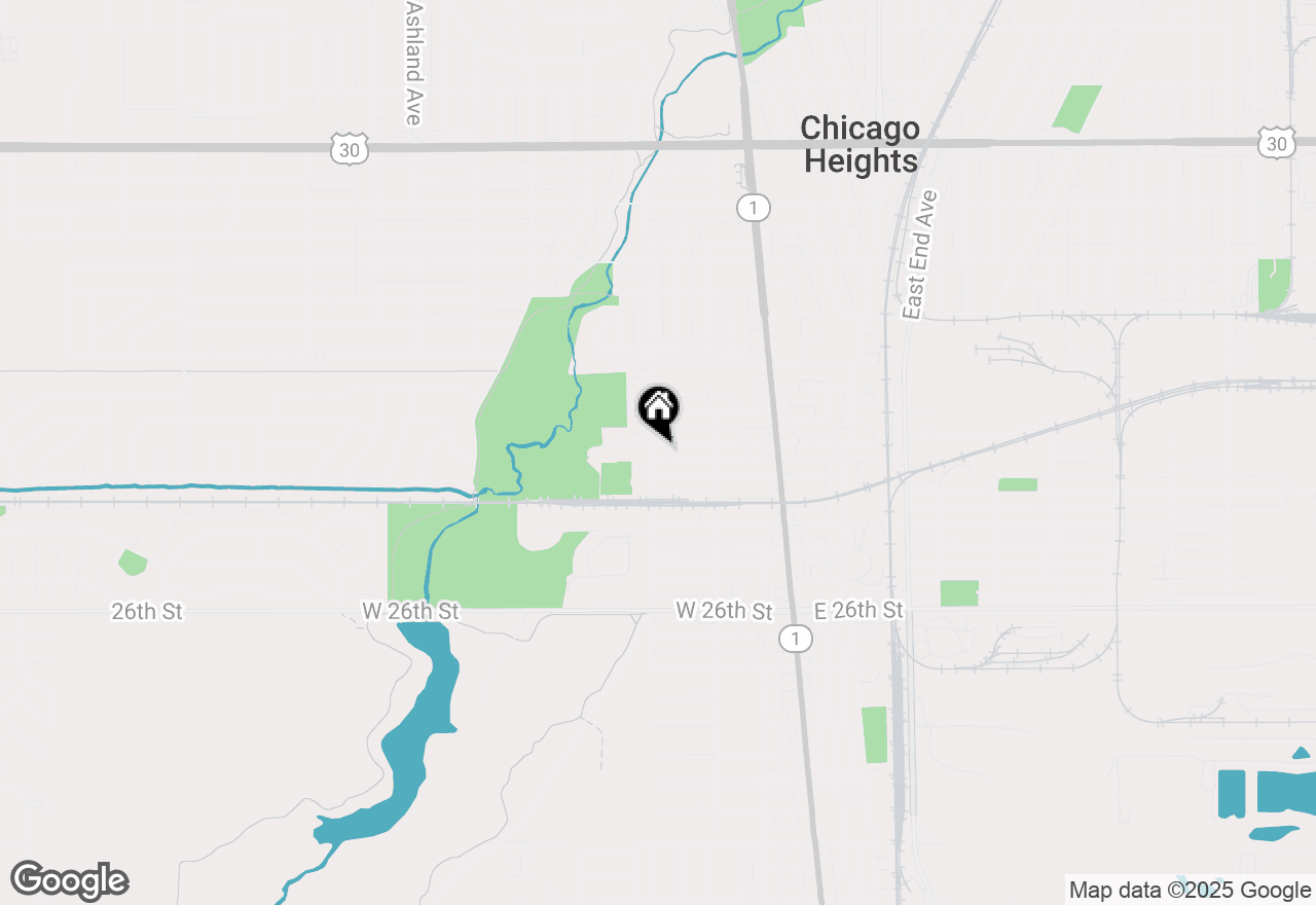Map of 102 W Main Street #1, Chicago Heights, IL 60411