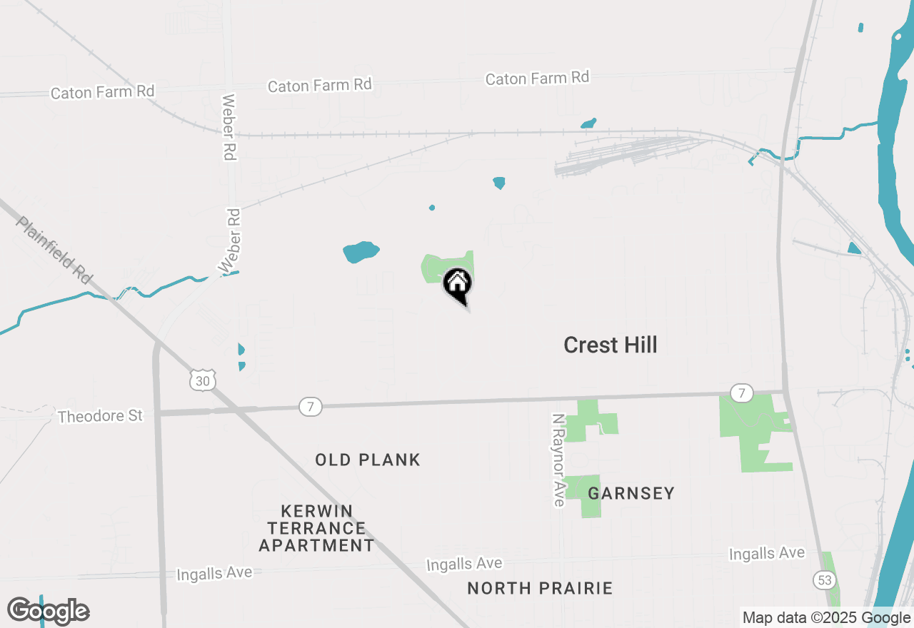 Map of (Address confidential), Crest Hill, Illinois 60403