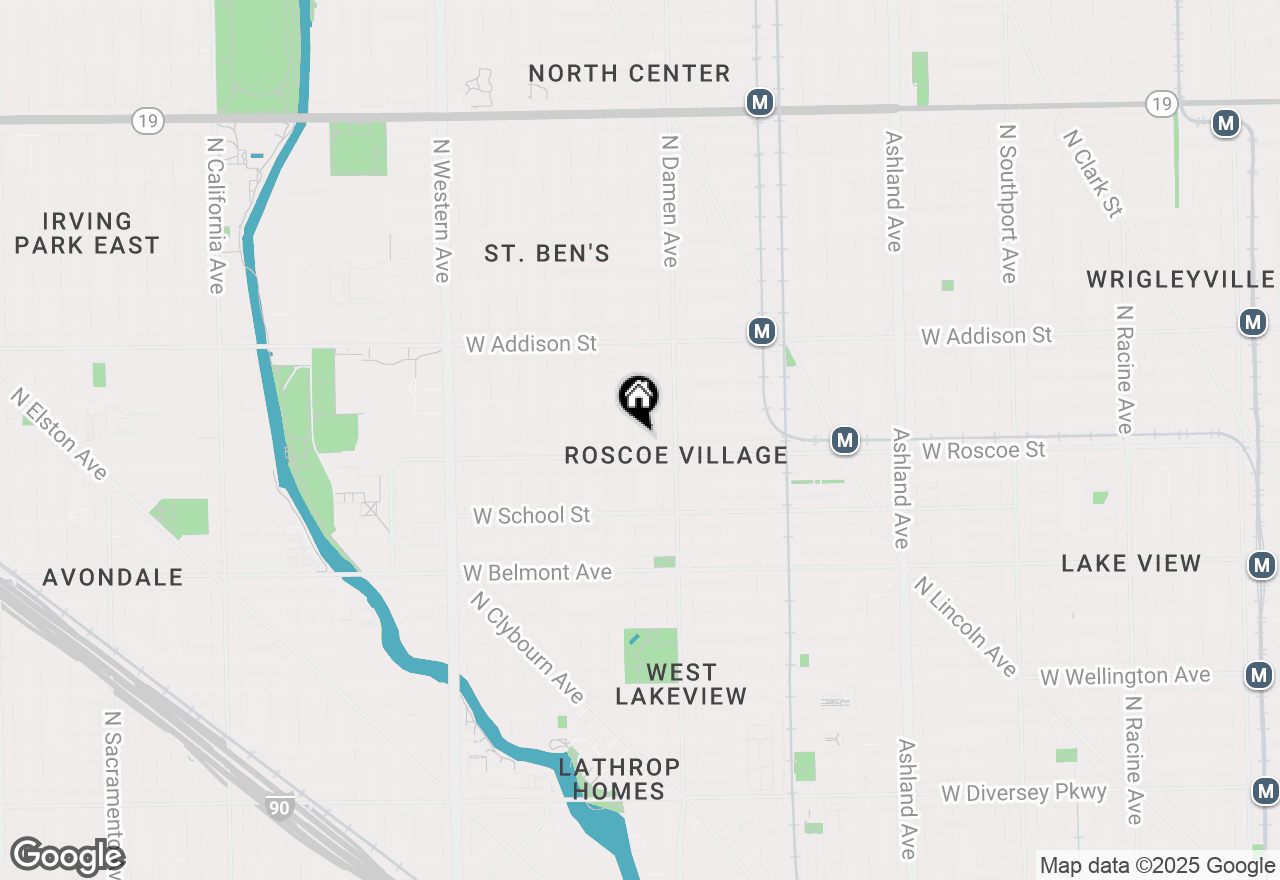 Map of 3414 N Seeley Avenue #2, Chicago, IL 60618