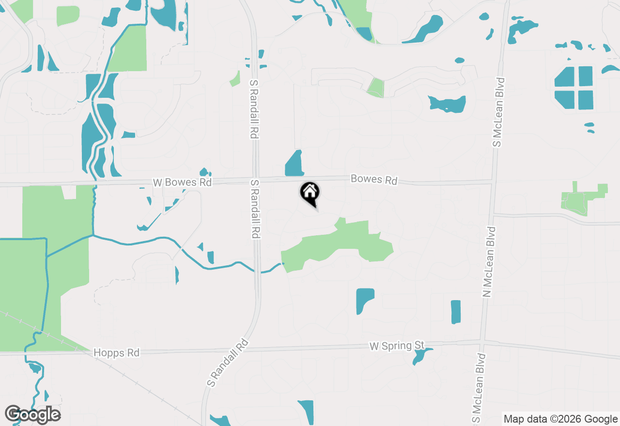Map of 2366 Coral Cove, Elgin, IL 60123