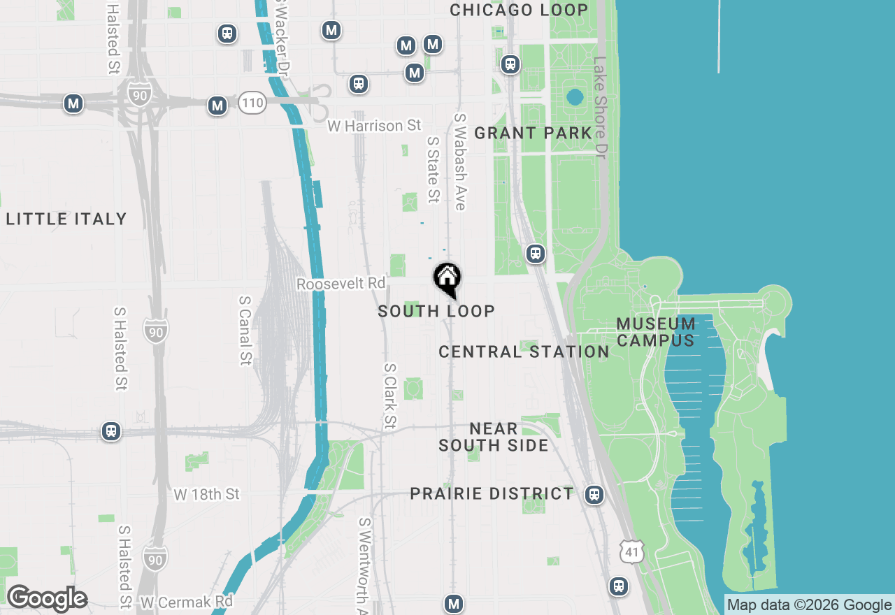 Map of 1255 S State Street #916, Chicago, IL 60605