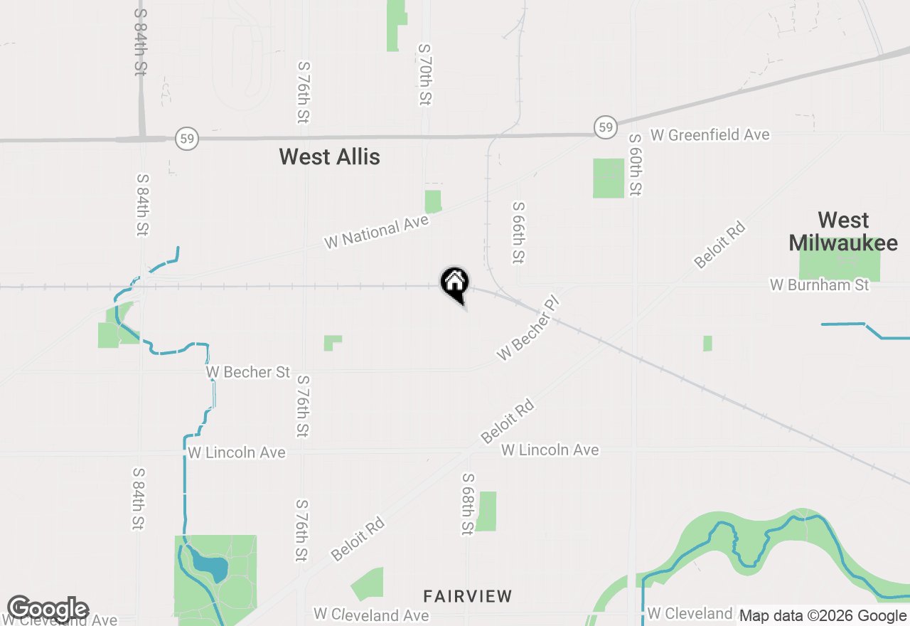 Map of 1945 S 68th St #1947, West Allis, WI 53219