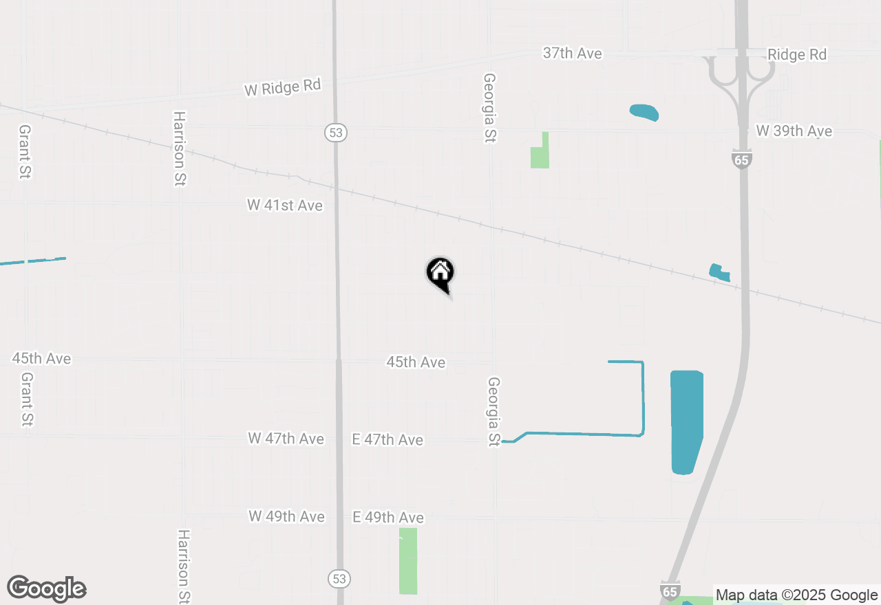 Map of 4341 Maryland Street, Gary, IN 46409