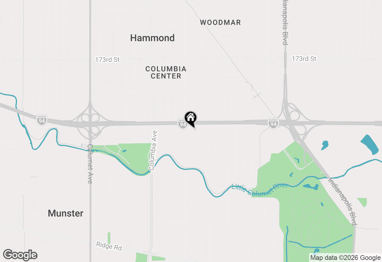 Map of 7713 Chestnut Avenue, Hammond, IN 46324