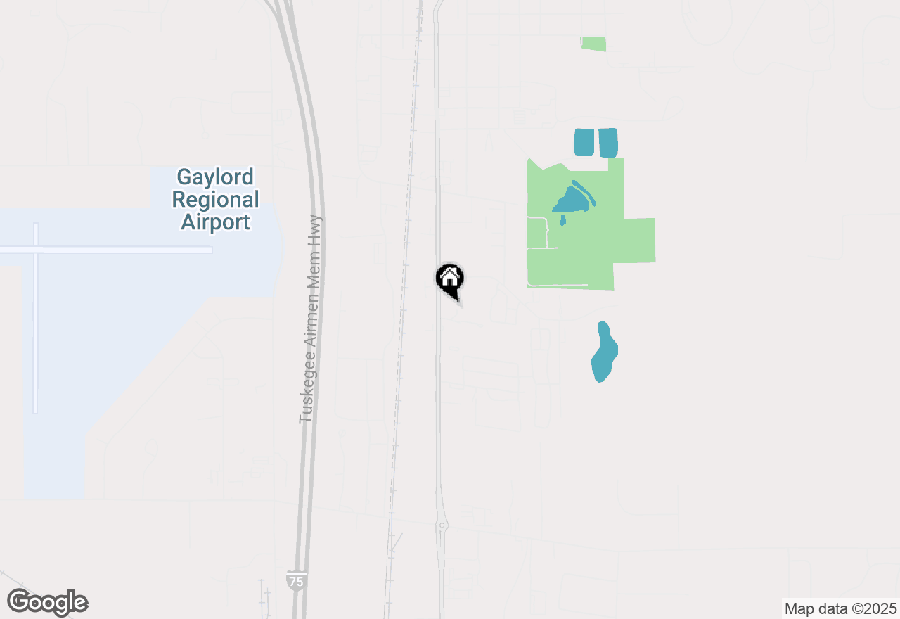Map of 1349&1325 S Otsego Avenue, Gaylord, MI 49735
