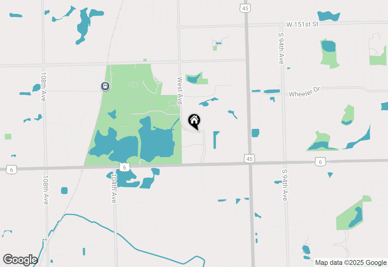 Map of 15733 Liberty Court, Orland Park, IL 60462
