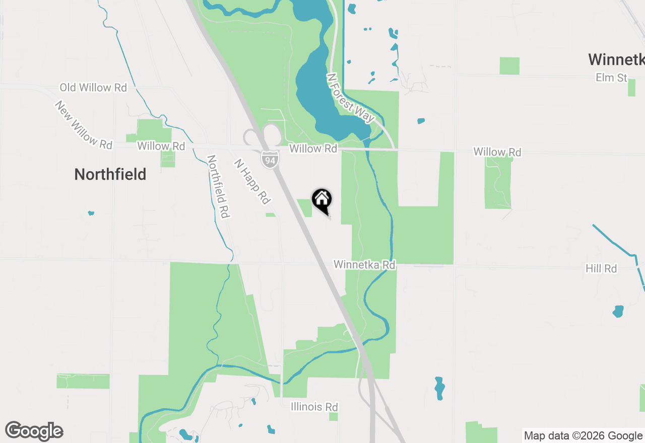 Map of 202 Latrobe Avenue, Northfield, IL 60093