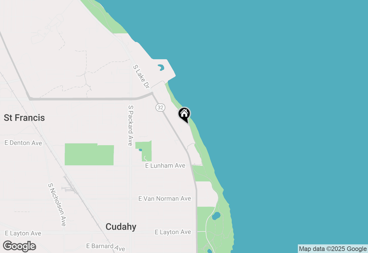 Map of 4100 S Lake Dr #421, St. Francis, WI 53235