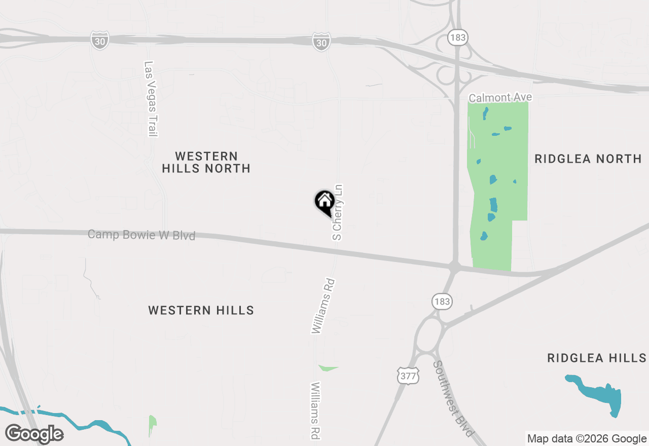 Map of 7915 Doreen Avenue, Fort Worth, TX 76116