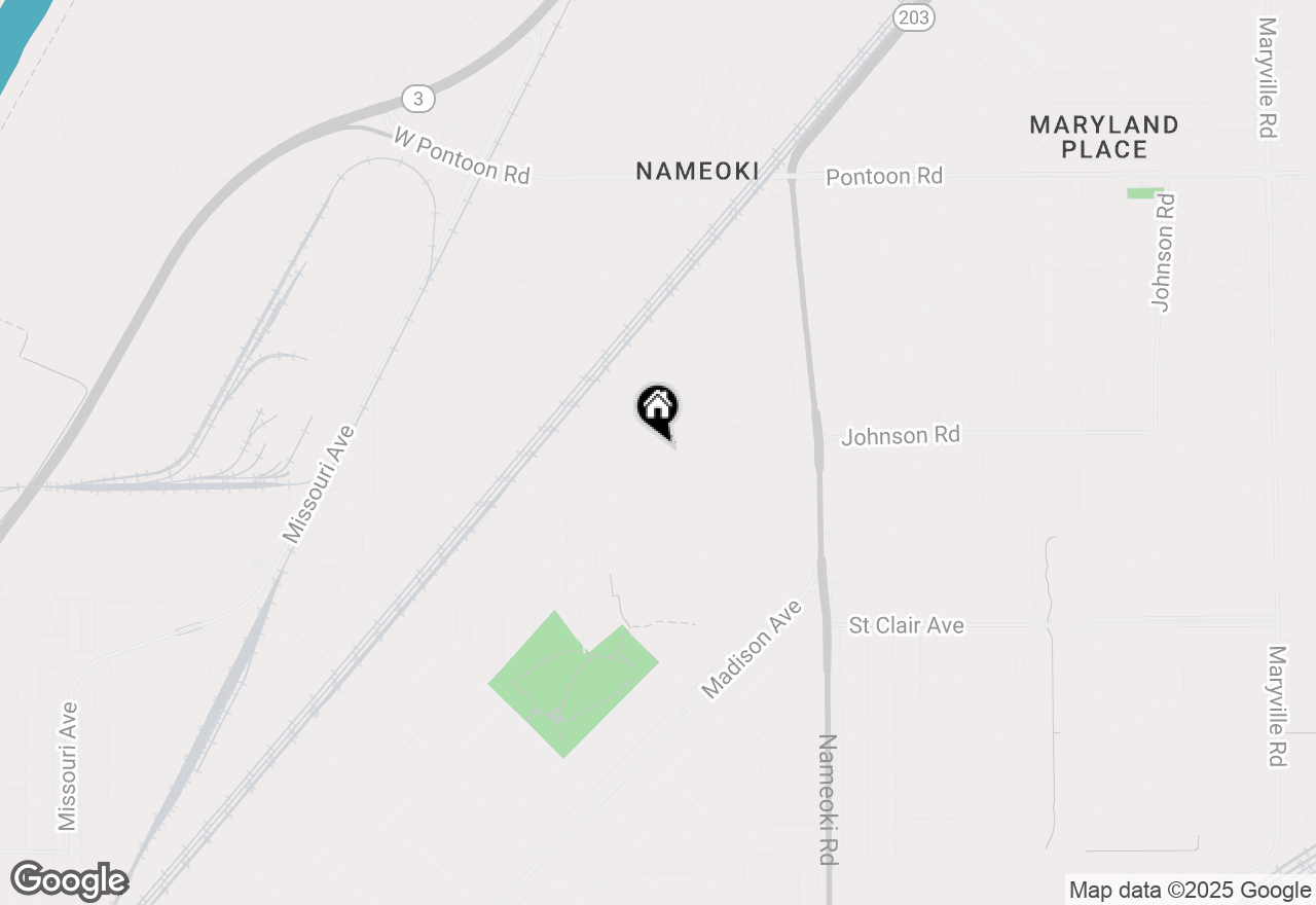 Map of 3313 Princeton Drive, Granite City, IL 62040