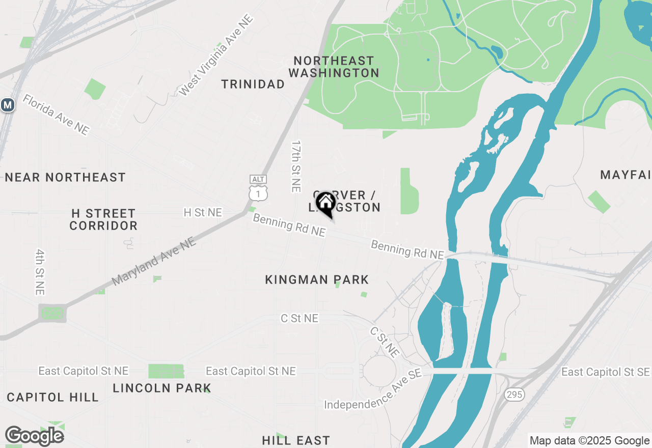 Map of 750 19th Street Ne #3, Washington, DC 20002