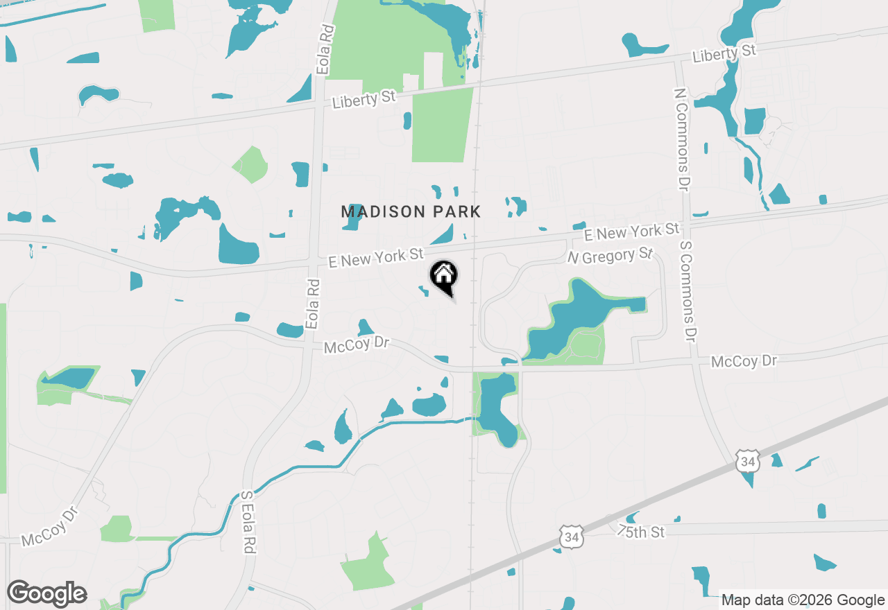 Map of 173 Braxton Lane #46W, Aurora, IL 60504