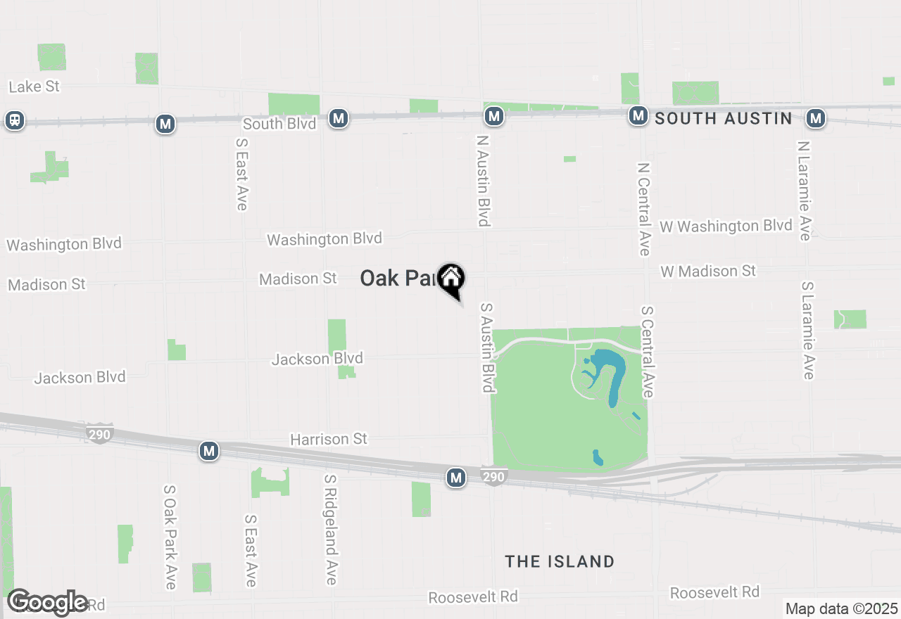Map of 540 Lyman Avenue, Oak Park, IL 60304