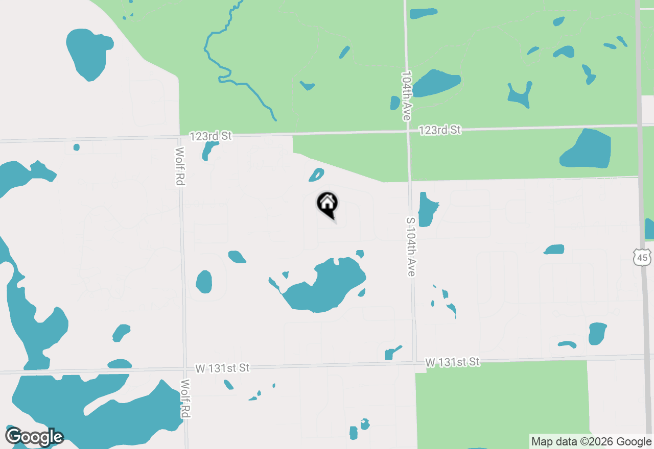 Map of 12600 Sheffield Court, Palos Park, IL 60464
