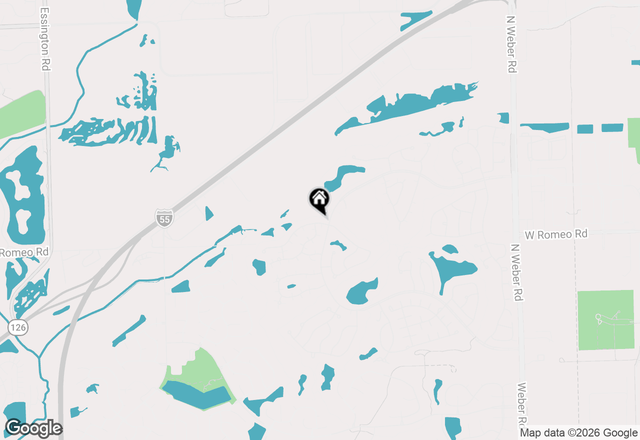 Map of 21312 W Douglas Lane, Plainfield, IL 60544