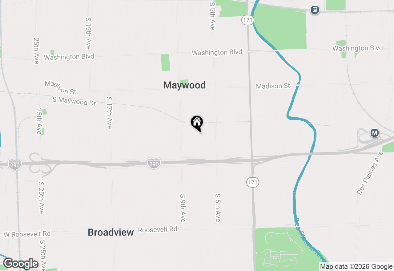 Map of 1508 S 7th Avenue, Maywood, IL 60153