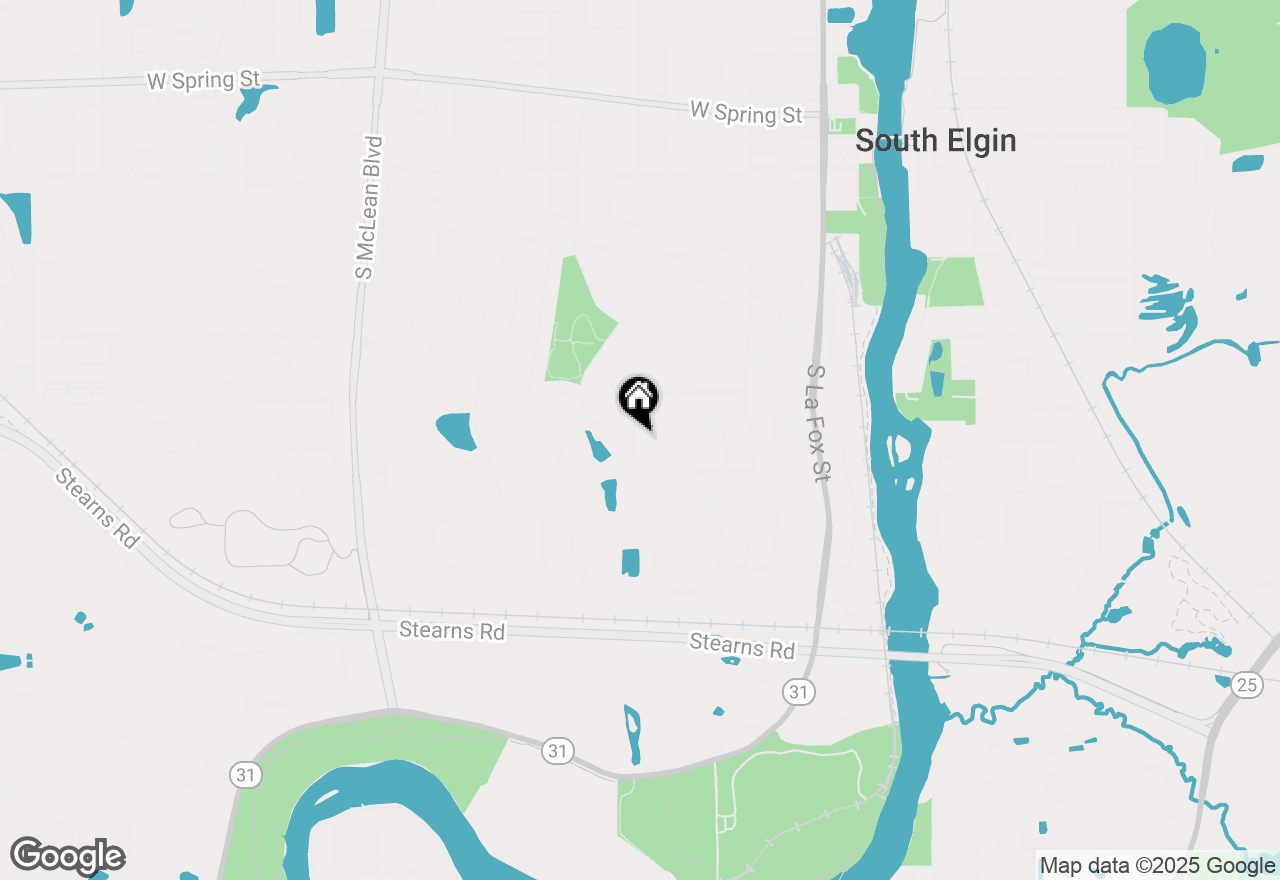 Map of 447 Hancock Avenue, South Elgin, IL 60177