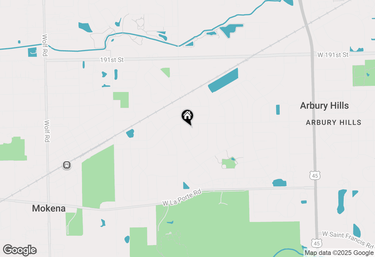 Map of 19510 Blyth Way, Mokena, IL 60448