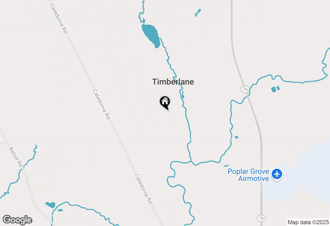 Map of 3877 Silver Fox Drive, Belvidere, IL 61008