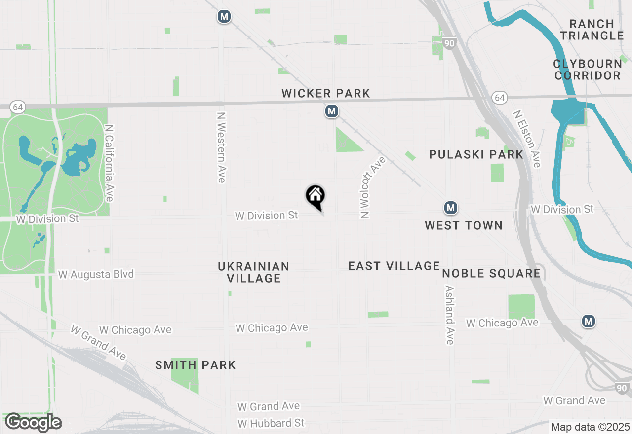 Map of 2047 W Division Street, Chicago, IL 60622