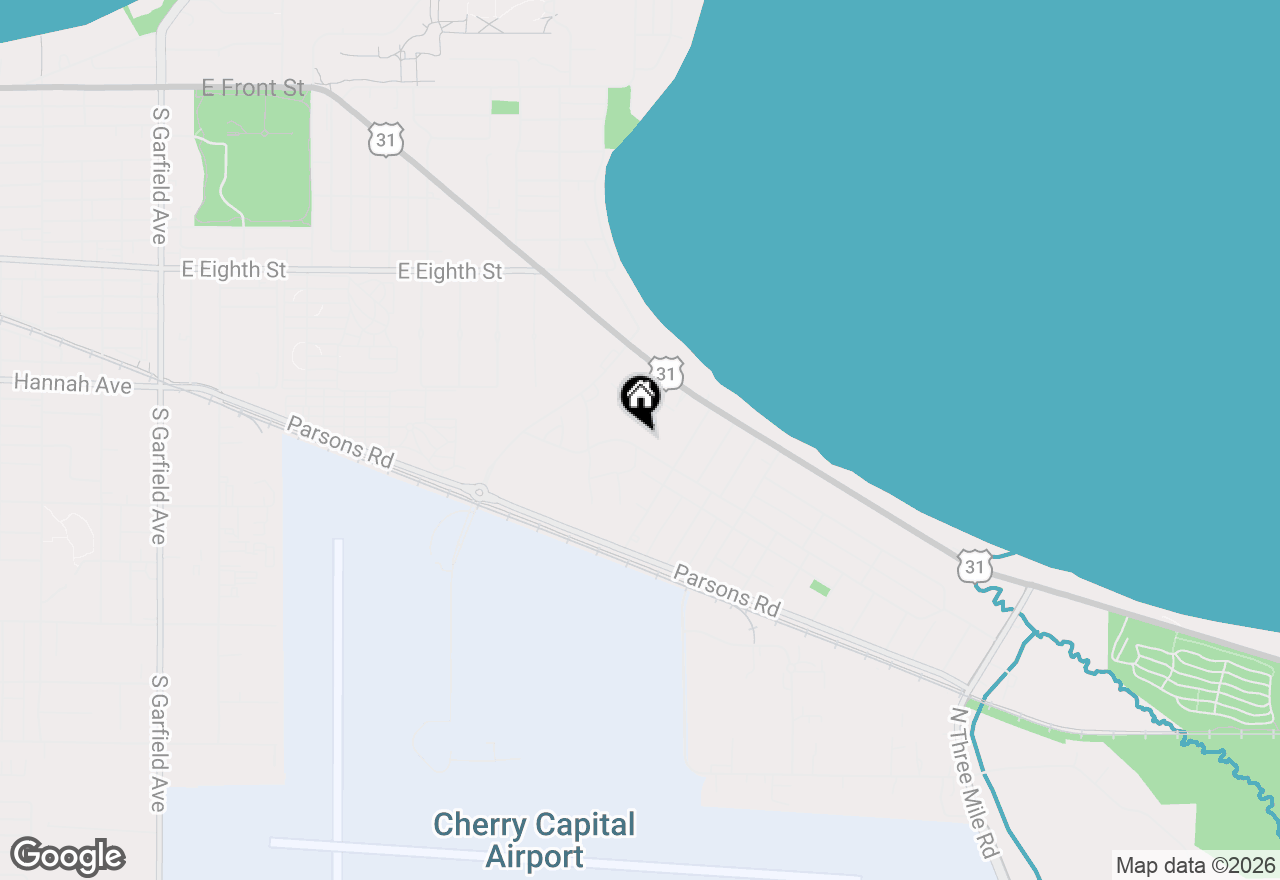 Map of 721 Indian Trail Boulevard, Traverse City, MI 49686