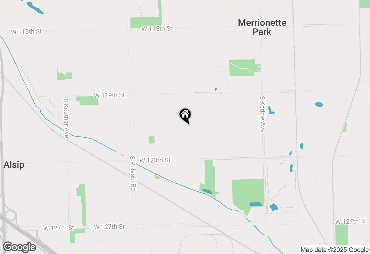 Map of 3632 W 121st Street, Alsip, IL 60803