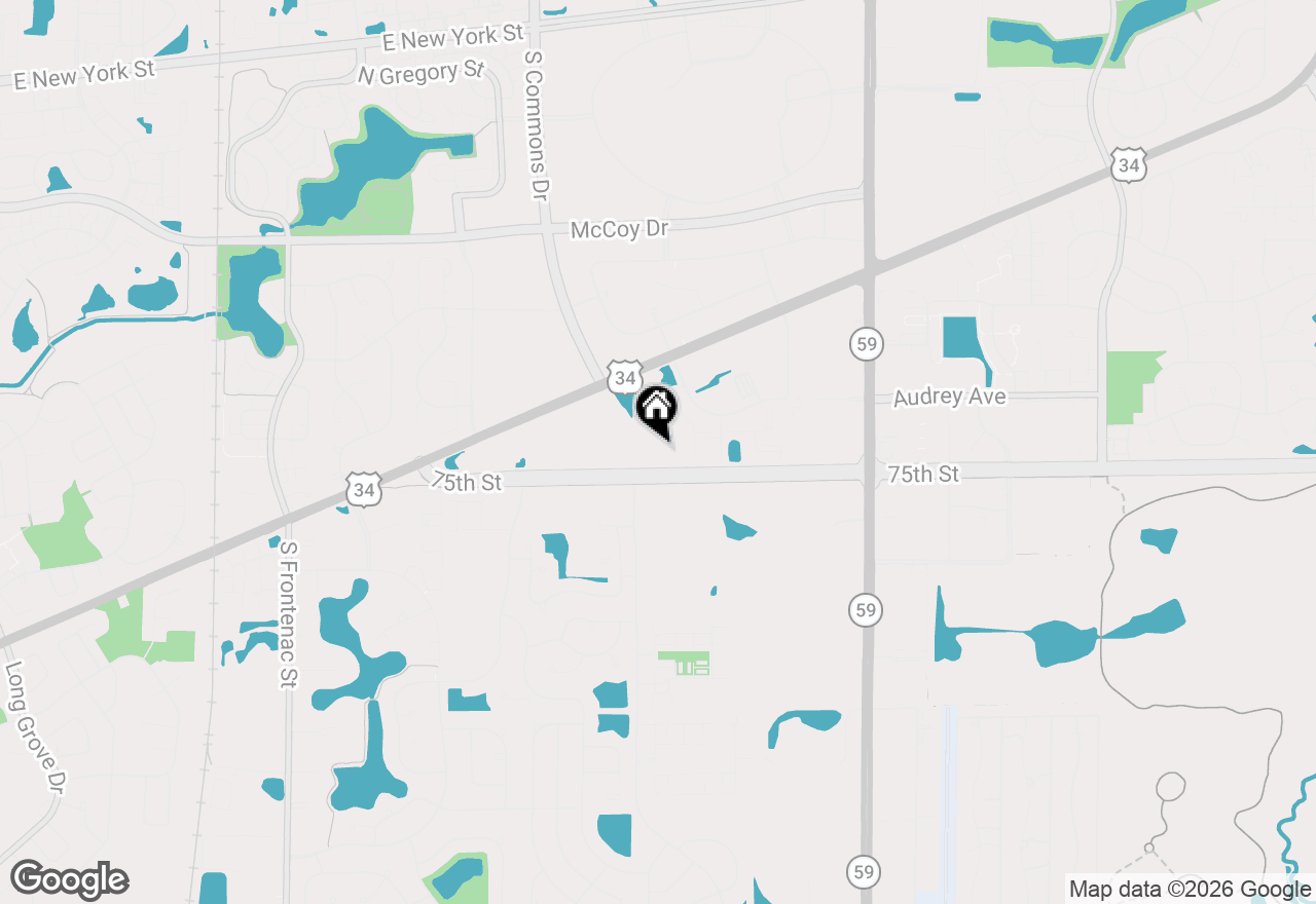 Map of 4141 Landing Drive #3D, Aurora, IL 60504