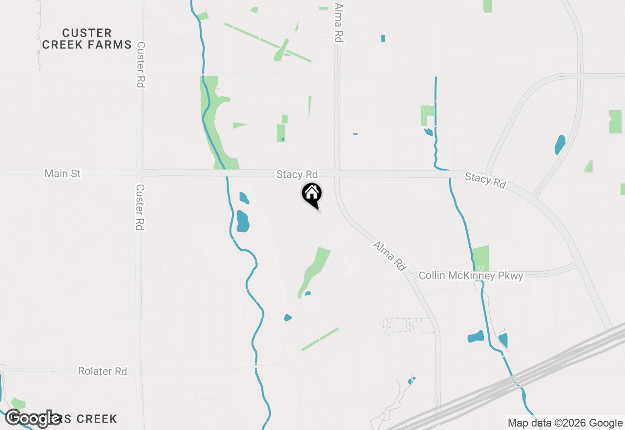 Map of 7801 Chief Spotted Tail Drive, Mckinney, TX 75070