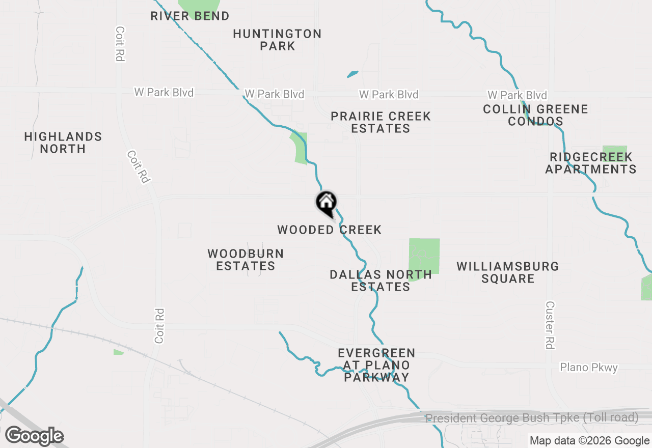 Map of 3035 Brookshire Drive, Plano, TX 75075
