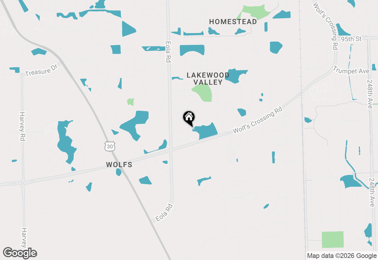 Map of 2513 Dickens Drive, Aurora, IL 60503