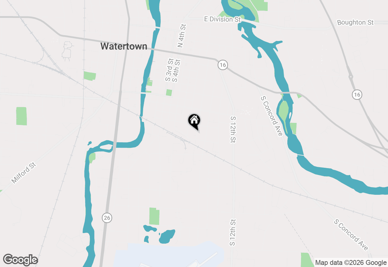 Map of 1010 S 8th Street, Watertown, WI 53094