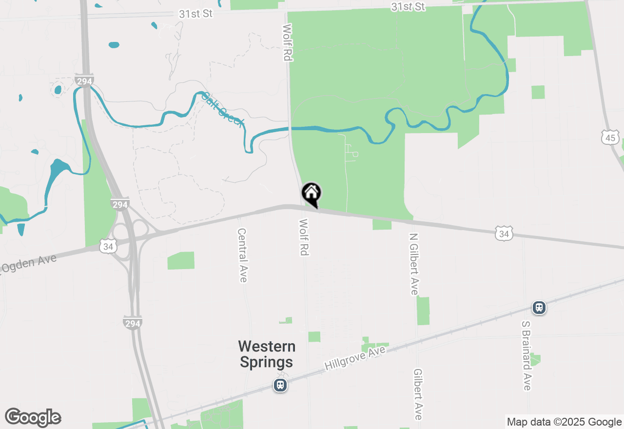 Map of 709 Ogden Avenue, Western Springs, IL 60558