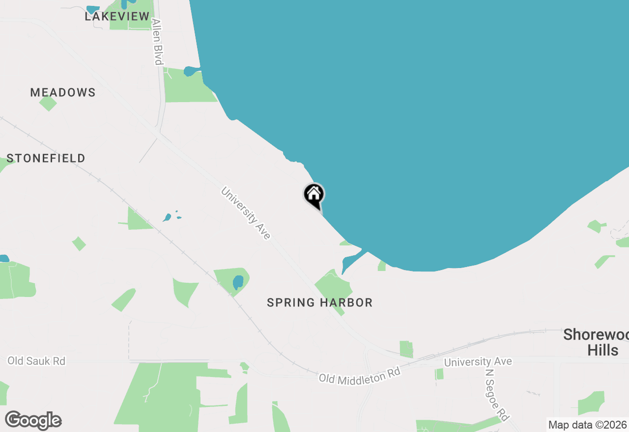 Map of 5448 Lake Mendota Drive, Madison, WI 53705
