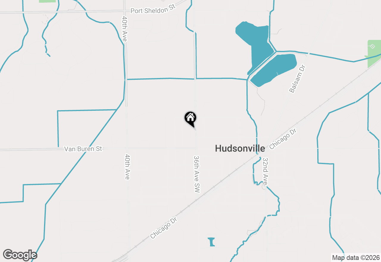 Map of 3635 Van Buren Street, Hudsonville, MI 49426