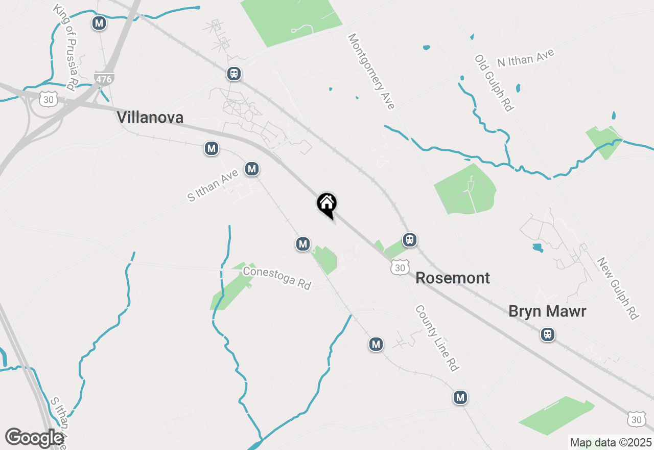 Map of 28 Garrett Avenue #200, Bryn Mawr, PA 19010