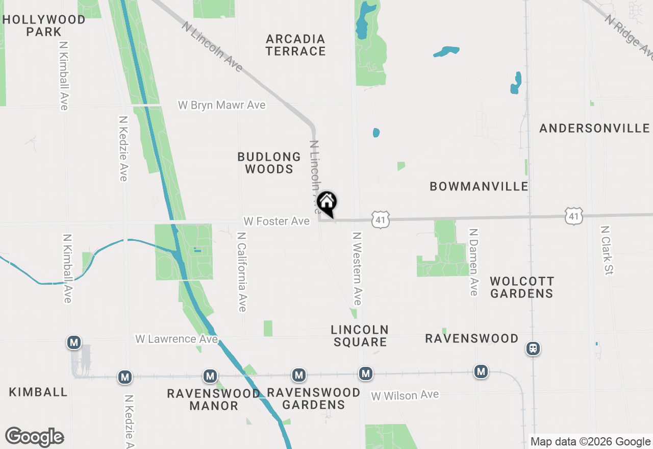 Map of 2463 W Foster Avenue #2, Chicago, IL 60625