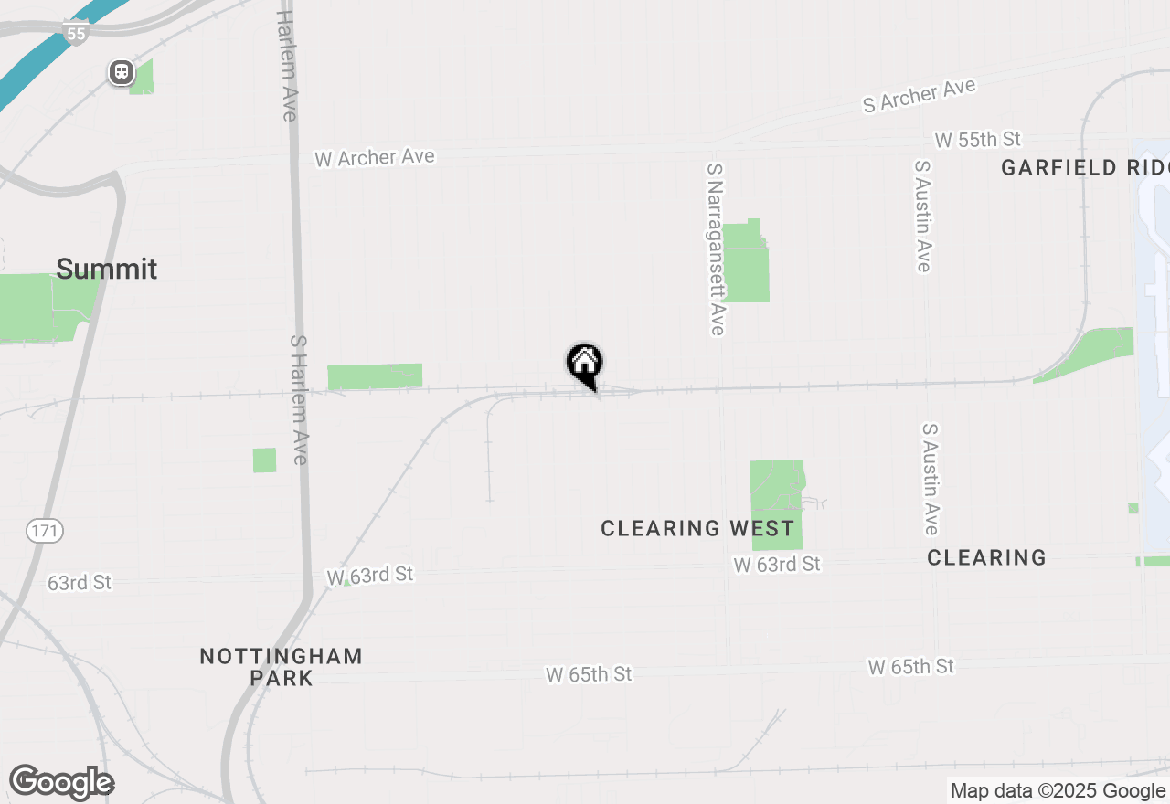 Map of 5950 S Natoma Avenue, Chicago, IL 60638